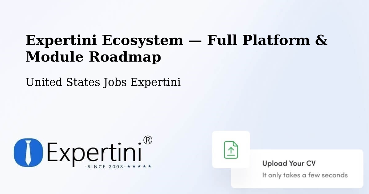 Expertini Ecosystem — Full Platform & Module Roadmap – Abingdon